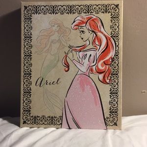 Canvas art princess Ariel Disney